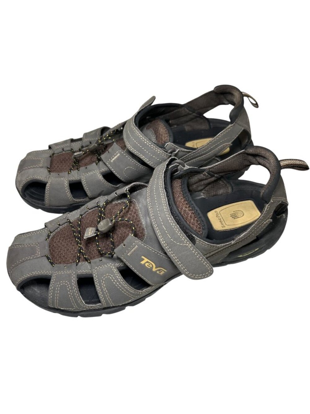 TEVA Forebay Fisherman Hiking Sandals Men 14 ShocPad Hook & Loop Adjustable Shoe